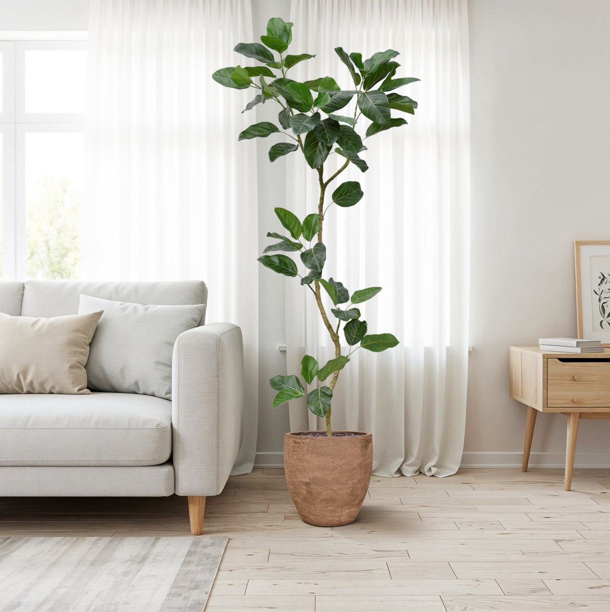 maxifleur Kunstplanten Ficus Audrey Kunstboom RT 240cm Groen