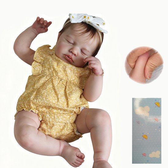 Muñeca Reborn Babeside Para Beber Y Mojar 43 Cm Con Disfraz De Oso Venta Internacional Mkp 747031512