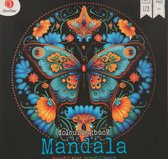 Decotime - Livre de coloriage « Mandala » - Grand format - Livre de coloriage pour adultes - 128 pages - Livre de coloriage Mandala pour adultes