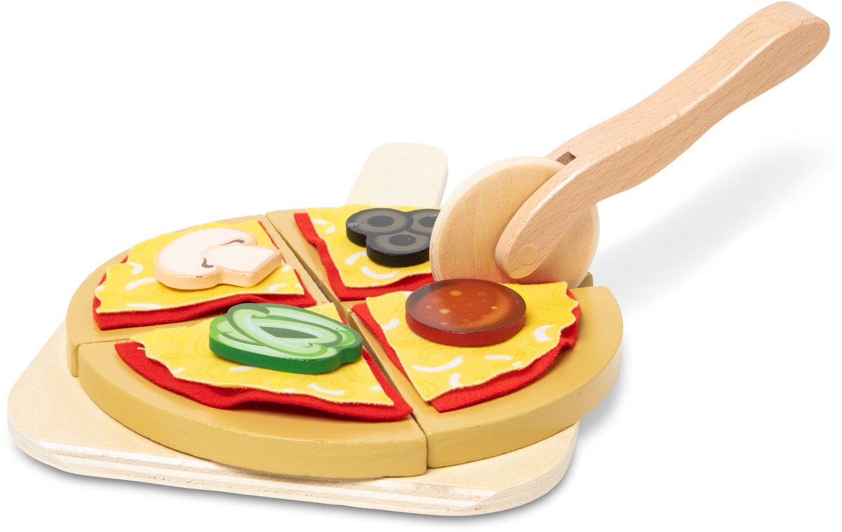 Melissa & Doug – Houten pizzawinkel speelset – 41-delig — afbeelding 3