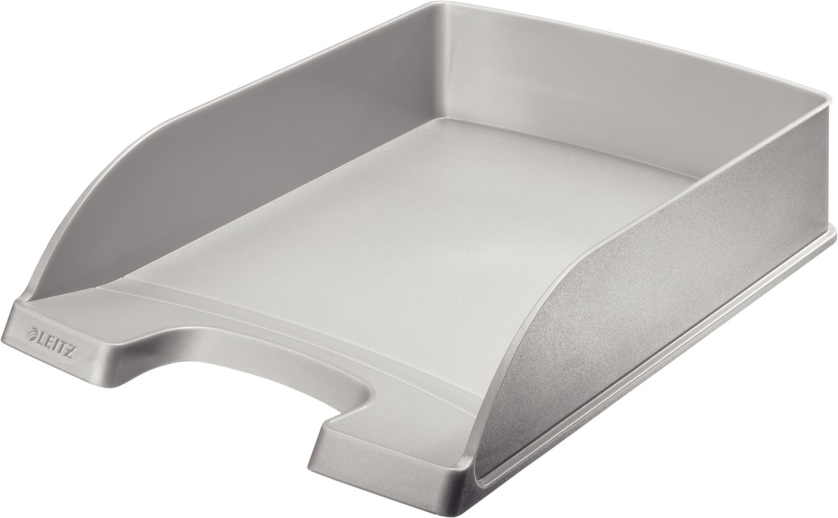 Plus Briefkorb - Polystyrol - Silver - A4 - 255 x 357 x 70 mm - 270 g