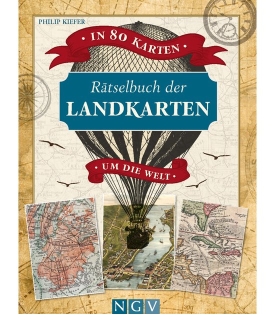 In 80 Karten um die Welt. Rätselbuch der Landkarten. Logikr ... - cover