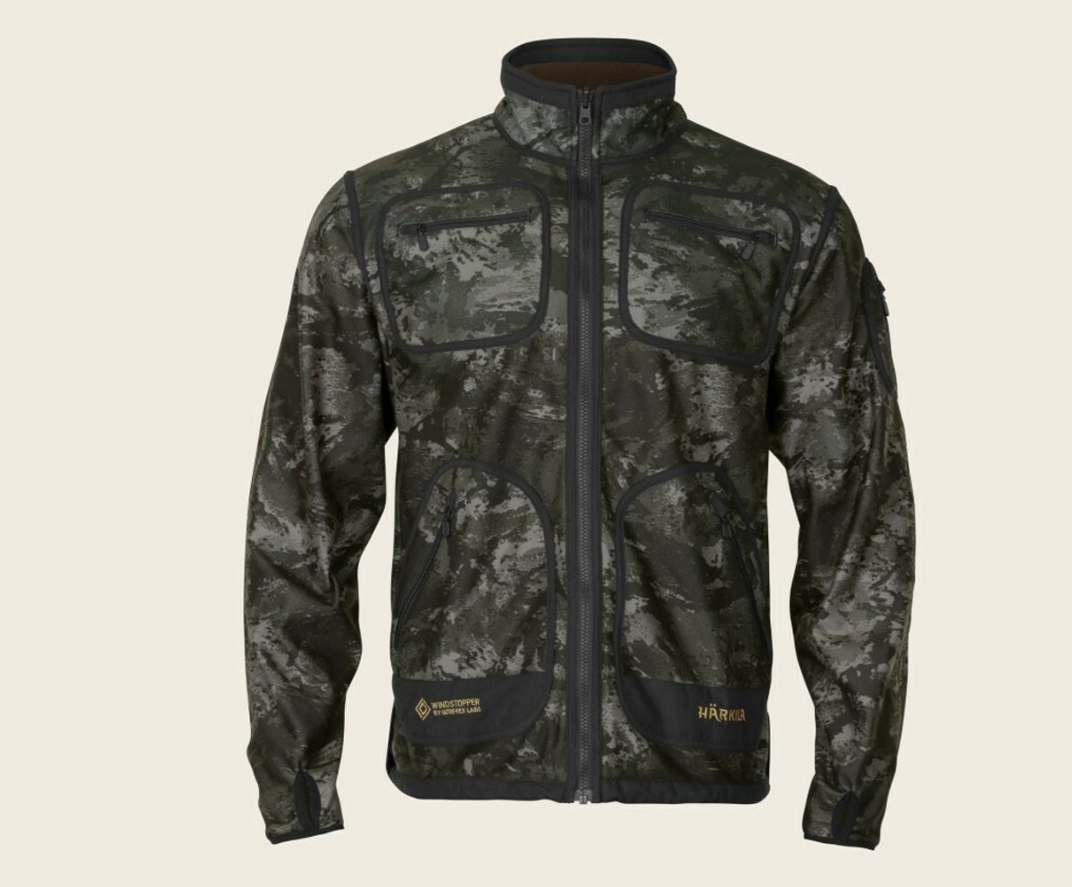 Härkila Kamko NOCTYX WSP rev. fleece jas-Outdoor Jas Jachtjas Grijs