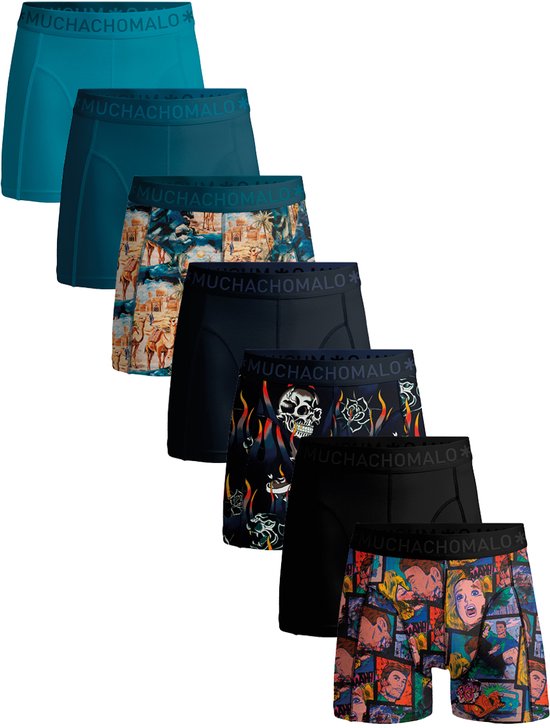 Muchachomalo Boxershort Heren – 7 Pack – 95% Katoen – Heren Ondergoed – Kleding – Stevig Ondergoed – Onderbroeken Heren