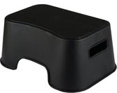 Lifesteps Opstapje voor Kinderen & Volwassenen – Antislip rondom – Veilig afgerond – Tot 100 kg – WC & Badkamer – Zwart