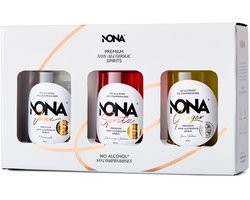 NONA Cadeaupakket - 3x20cl | Alcoholvrij | 100% Natuurlijk | Laag in suikers