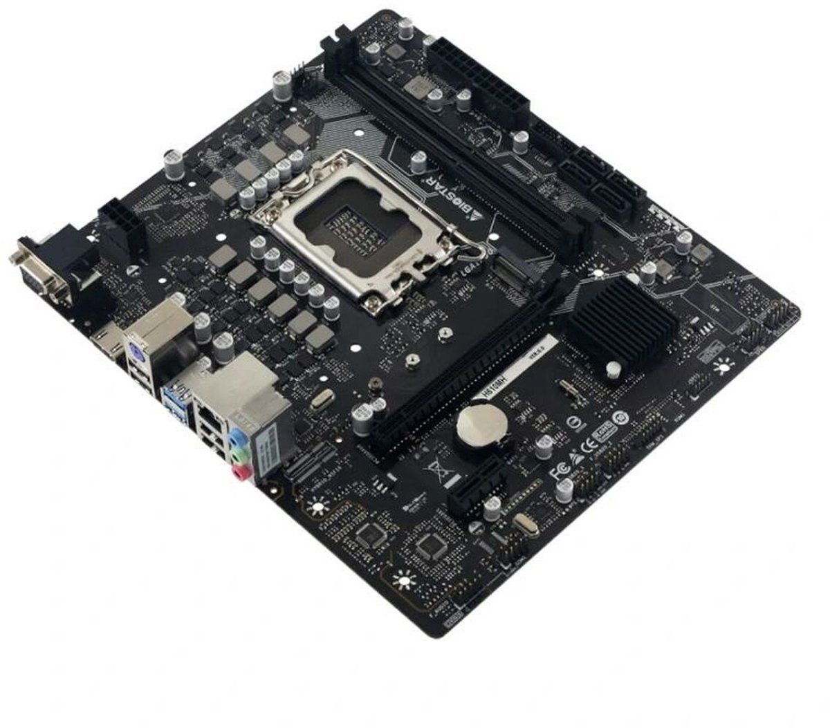 Biostar H610Mh D5 Moederbord Intel H610 Lga 1700 Micro Atx - afbeelding 2