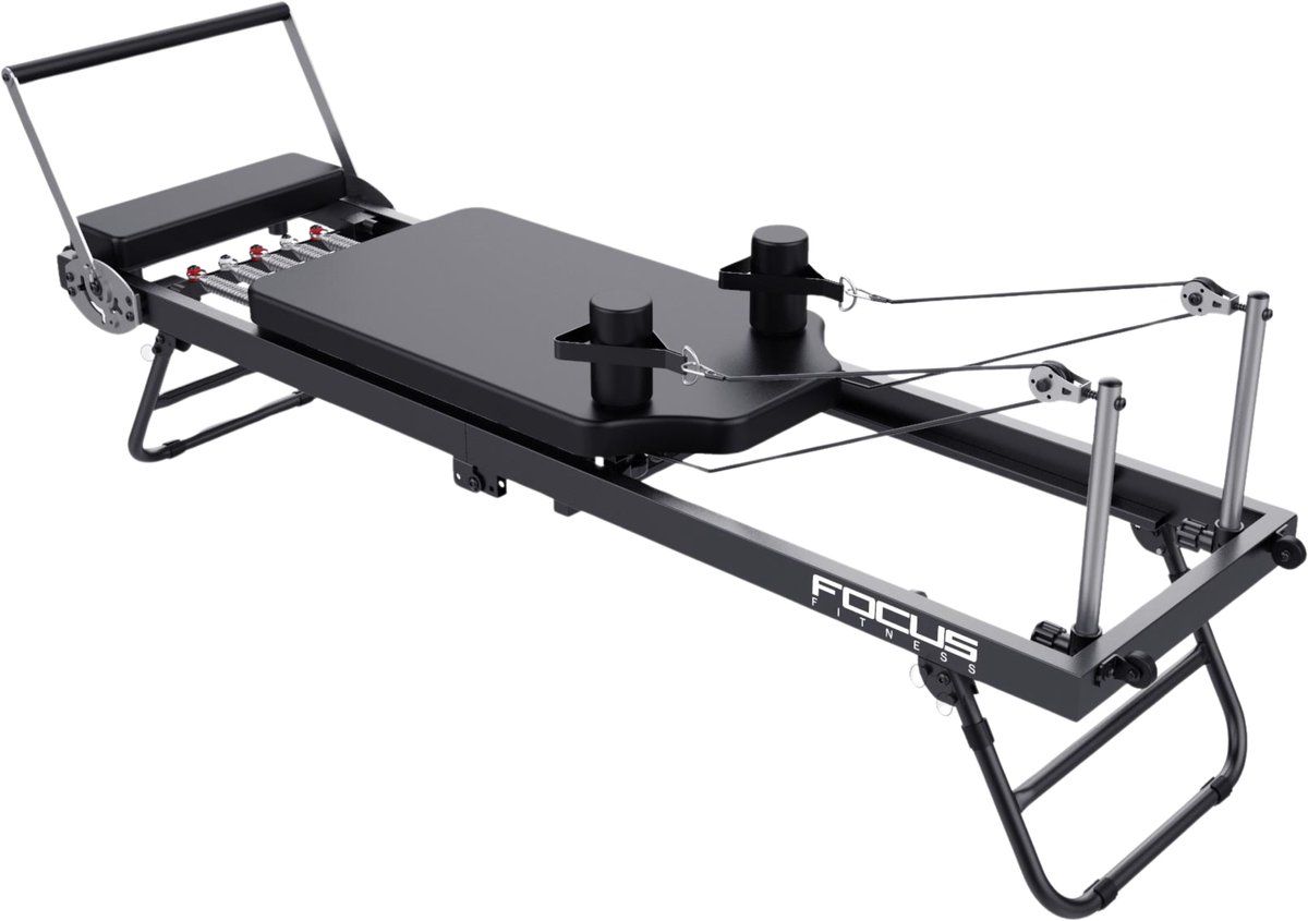 Focus Fitness Elara - Pilates Reformer - Verstelbare voetbar