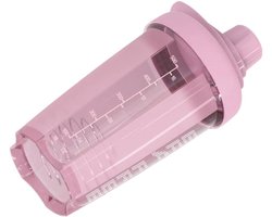 Fitnessdrinkfles, outdoor sportwaterfles met ladder, 500 ml, lekvrije beker, fitness, waterbeker, shake, cadeau voor fitness, sport, outdoor