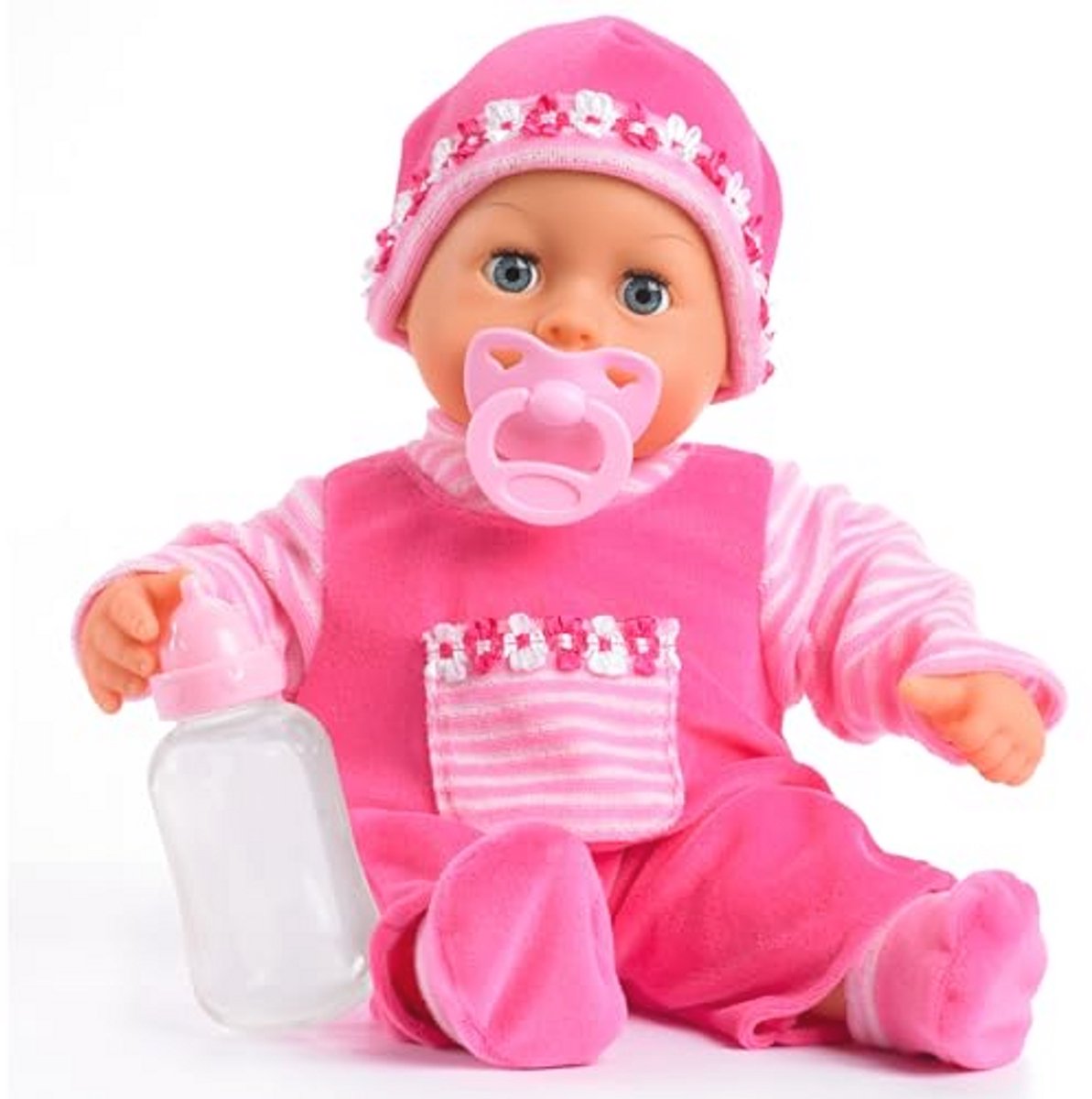 Schattige 38 cm Baby Pop met Geluiden en Knuffelbody