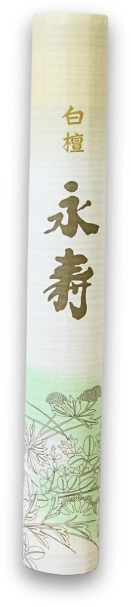 Nippon Kodo japanse wierook - byakudan eiju - sandalwood - wierookstokjes zonder bamboe - 1 rol n.n.b