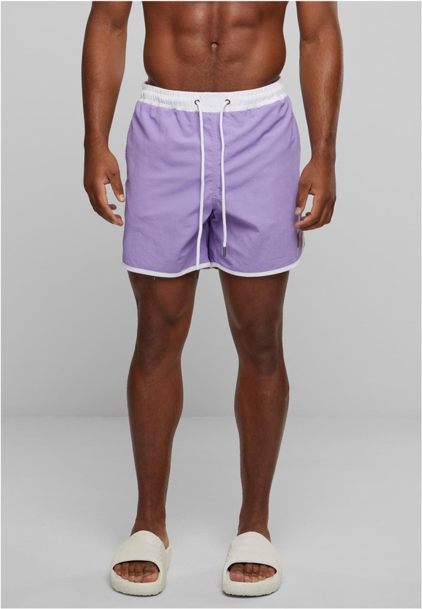 Urban Classics Retro Zwemshorts 4XL Paars