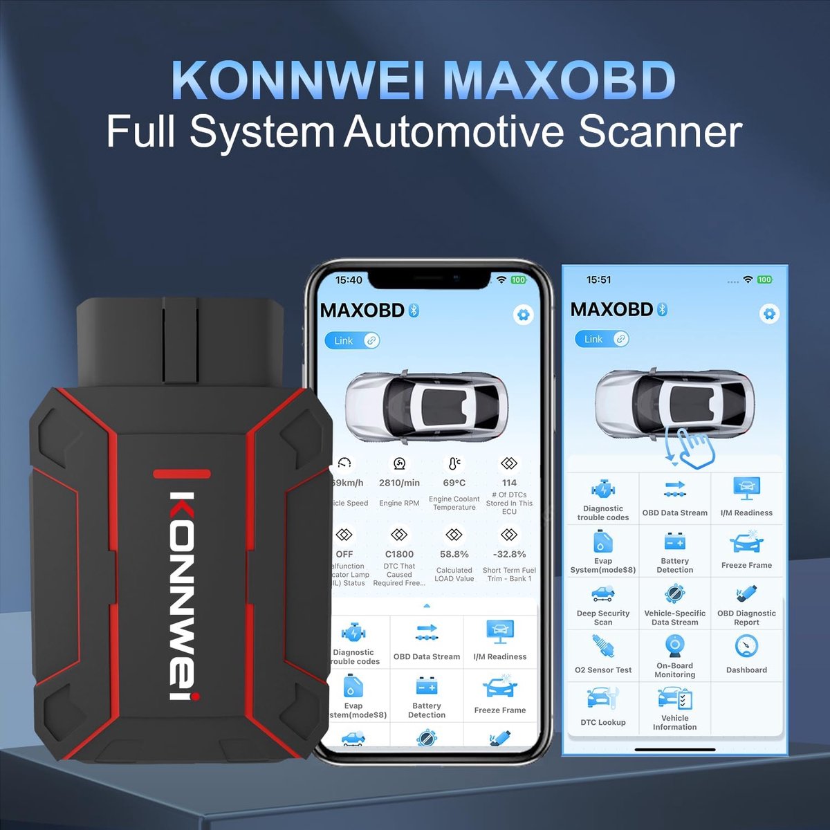 Konnwei MAXOBD - OBD2 thumbnail 3