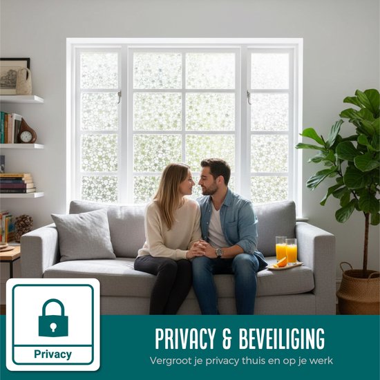 Homewell Scherven Regenboogeffect Raamfolie – Privacy & Anti-Inkijk