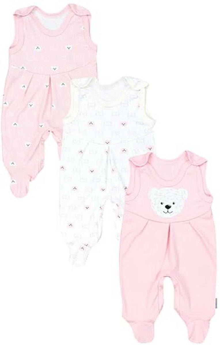 Meisjes Playsuit zonder Mouwen 3-Pack voor Baby's