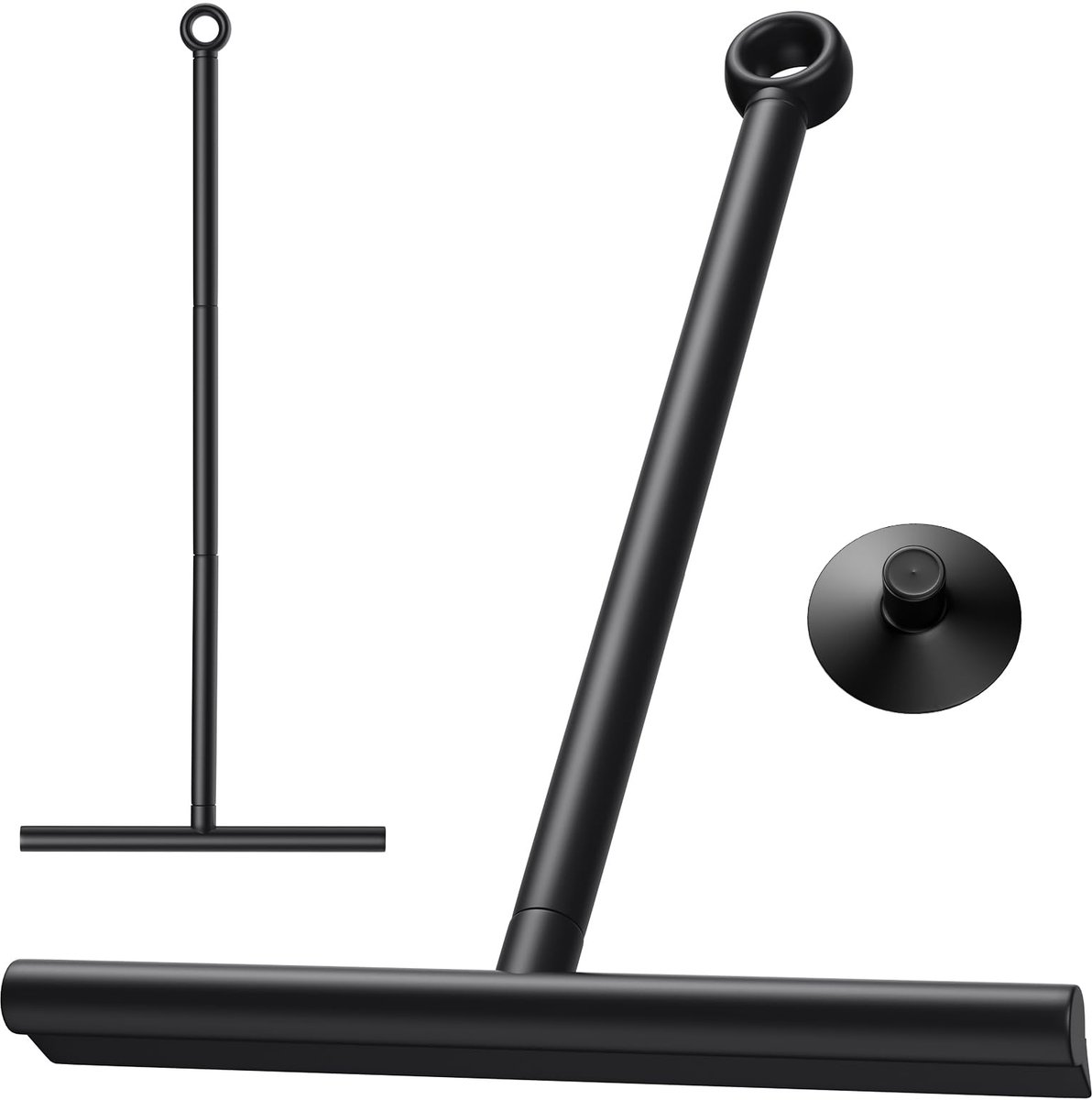 Ynkkvre -Vloertrekker - Douche Wisser - Water Trekker met Steel - 80x30 CM - raamtrekker met zuignap voor water, tegels, glas, spiegel-Inclusief Ophanghaakje