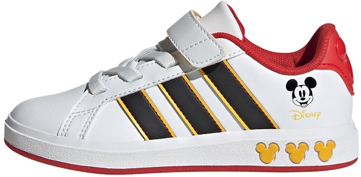 adidas Disney Mickey Mouse Grand Tennisschoenen Wit Kids