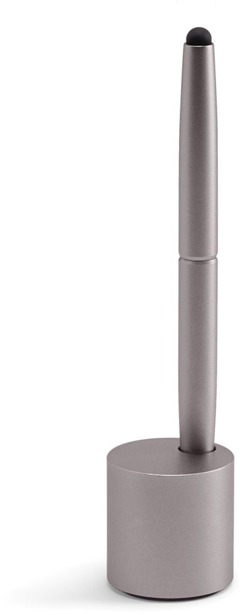 LEXON Design - Balpen Stylus met Basis LS142X9 - City Pen on Base - Grijs