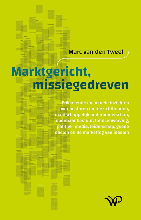 Marktgericht, missiegedreven - cover