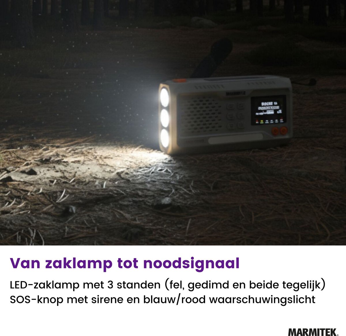 Marmitek RESQ 200 Noodradio kopen? Electro World heeft het; bestel Marmitek RESQ 200 Noodradio kopen? Electro World heeft het; bestel