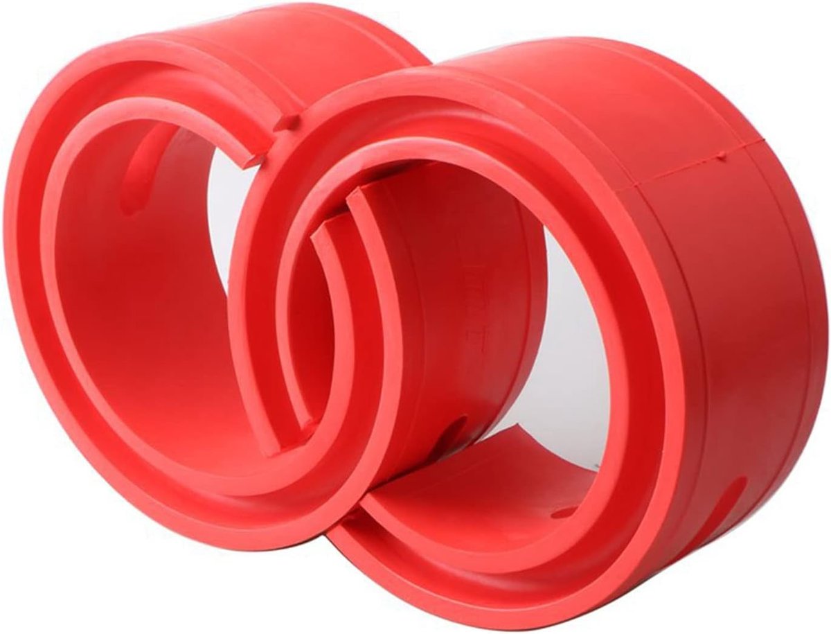 Rubber Shock Absorber Spring Bumper - 2Pcs Automotive Coil Spring Buffer - Power Cushion Anti Vibration Universal Spring Bumper Cushion voor Auto's (D)