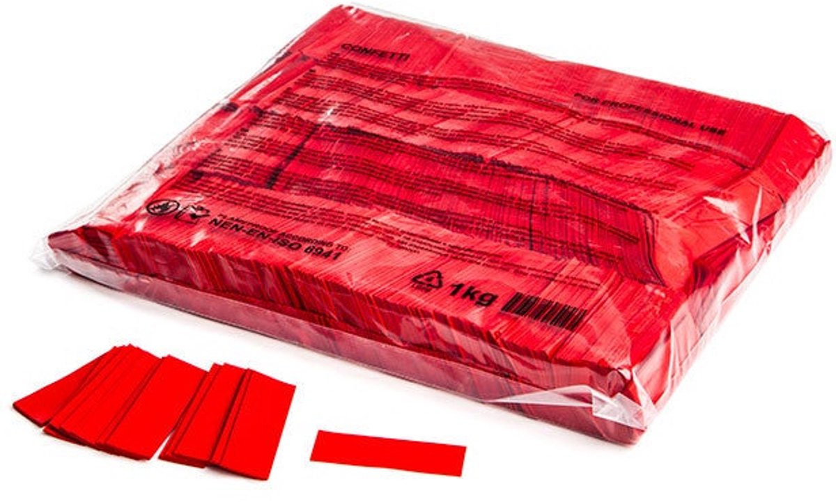 Magic FX CON01RD SF confetti 55 x 17 mm bulkbag 1kg Red