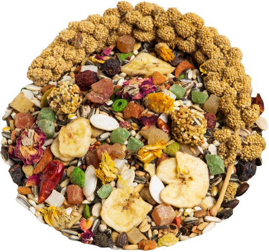 papegaai select 5 kg met pellets