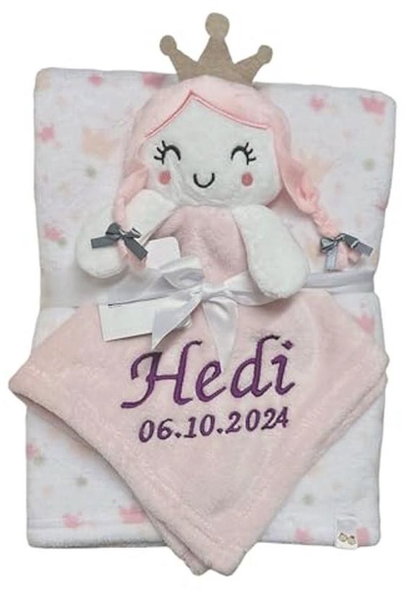 Babydeken met Borduurwerk en Knuffelzacht Design voor Baby's