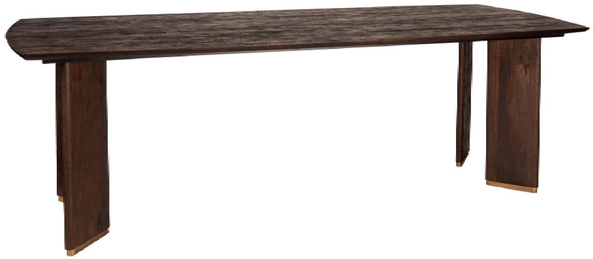 PTMD - Eetkamertafel Liber - Bruin - 280x110x77cm