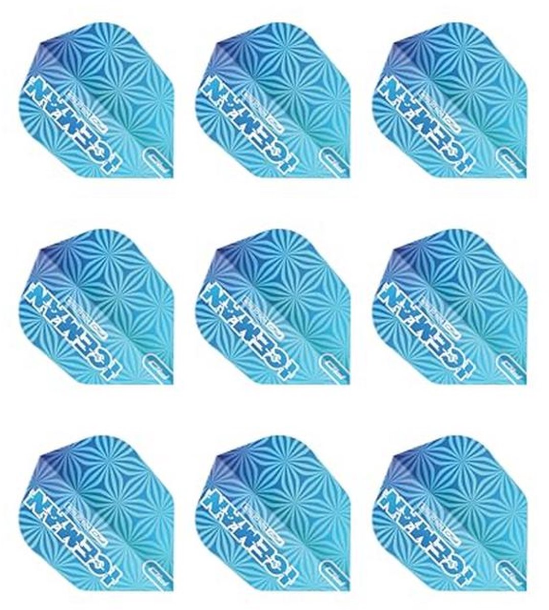 Professionele Hardcore Vorm No. 6 Extra Dikke Dart Flights - 100 Micron - 3 Sets (9 Flights)