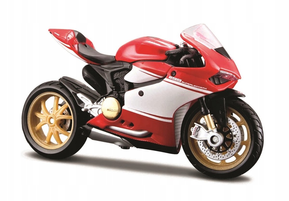 Maisto Ducati 1199 Superleggera Schaalmodel 1/18 Rood/Wit
