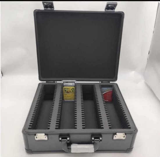 160 4 rijen Graded Card Storage Box, verzamelkaartenkoffer voor CSG