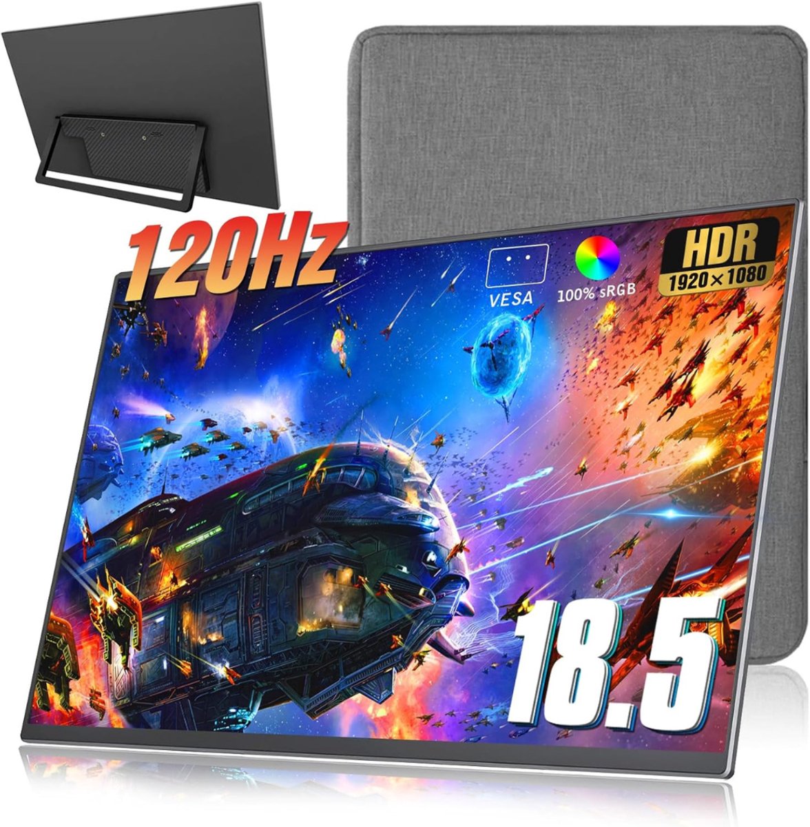 White-Label® Portable Monitor - Draagbare Scherm - Uitbreider - Full HD