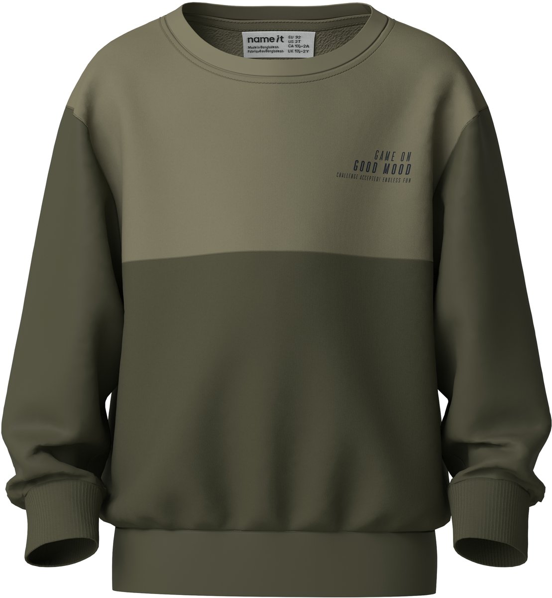NAME IT - NMMVEMIL LS NREG SWEAT BRU Jongens Trui