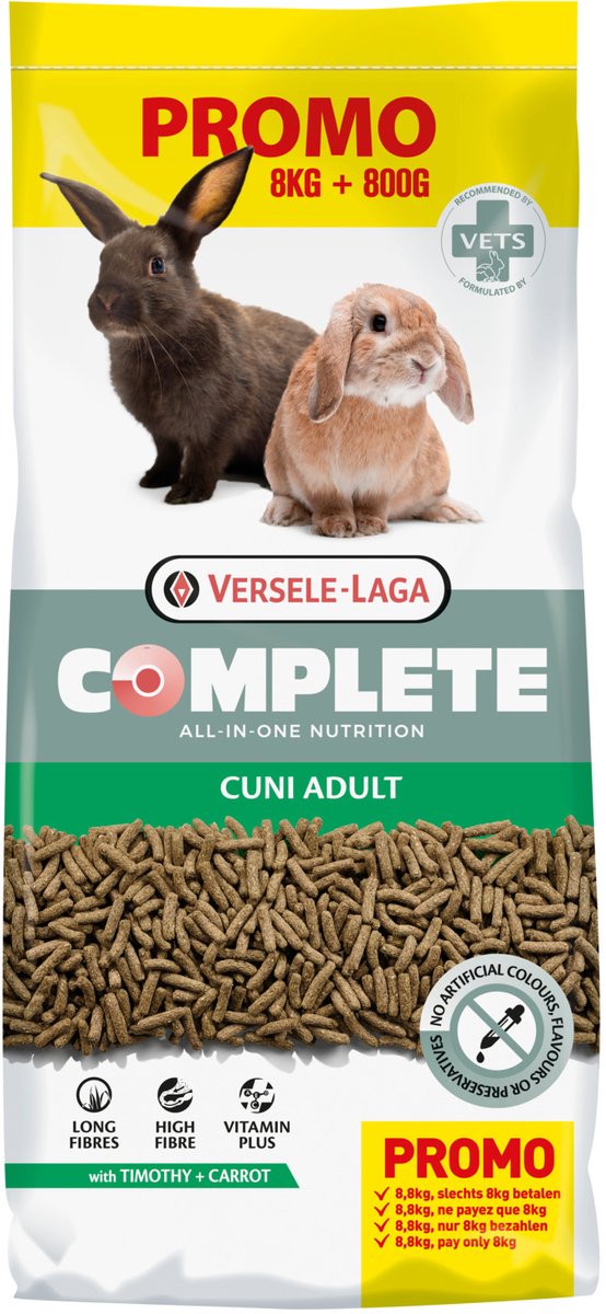 Versele-Laga Complete Cuni Adult - Konijnenvoer - 8.8 kg Promo