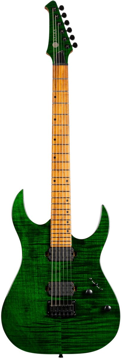 Spira Guitars S-450 TGR Transparent Green elektrische gitaar