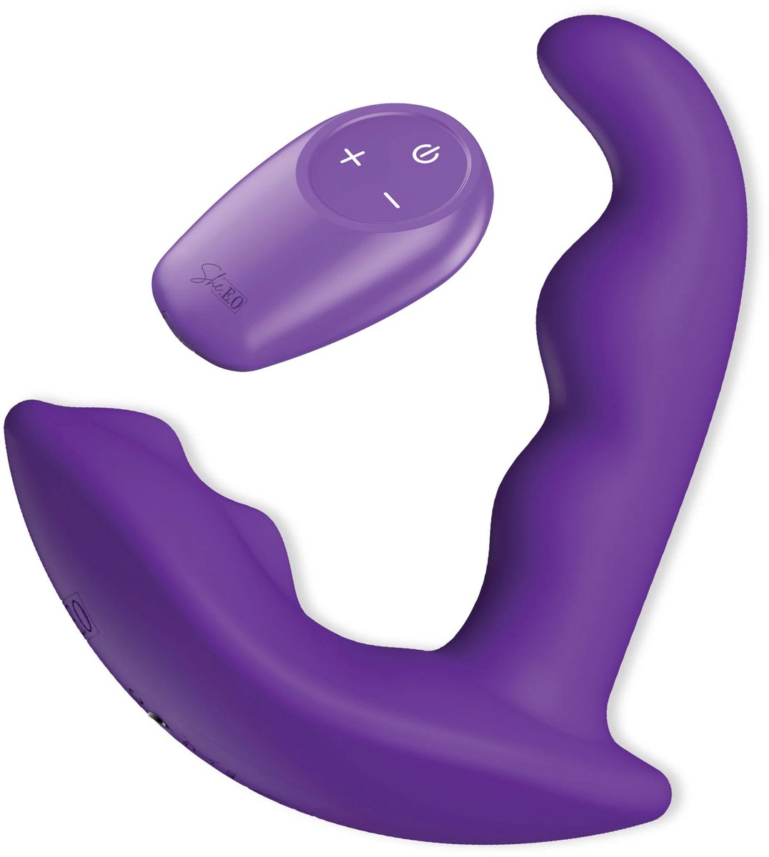 Anaal Vibrator She.E.O Paars - Oplaadbare vibrator - Met afstandsbediening - 10 vibratiestanden