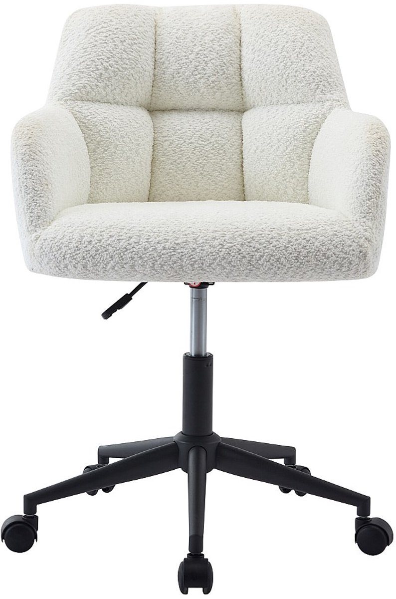 PASCAL MORABITO Bureaustoel - Bouclé - Wit en zwart - PASCAL - €120,48