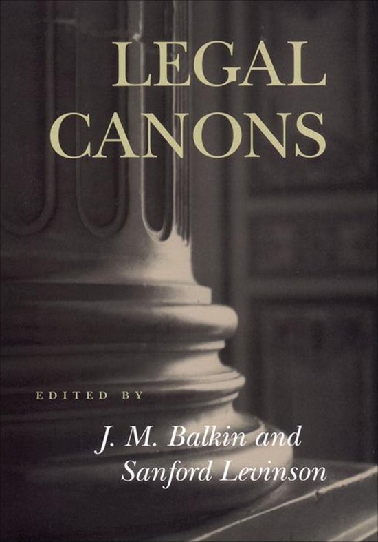 Legal Canons - cover