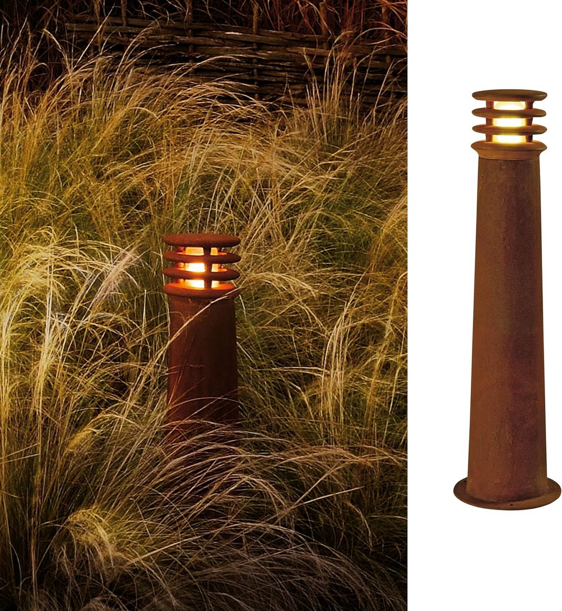 RVS LED Bollardverlichting Buiten - Weersbestendige Tuinpaal
