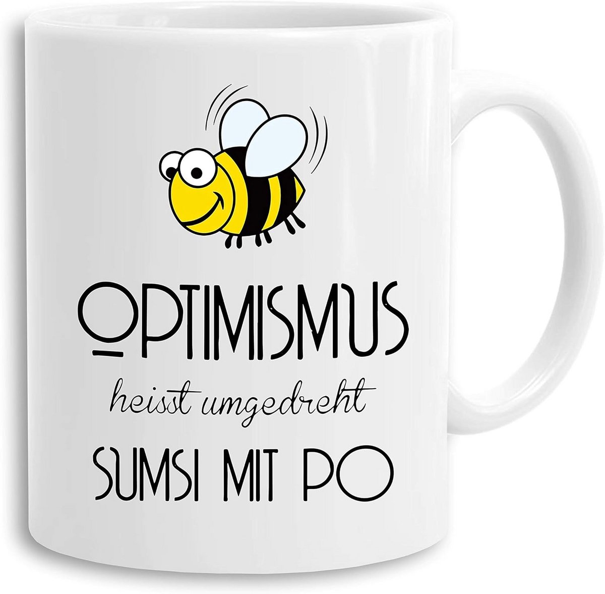 Grappige Keramische Mok met Tekst voor Koffie of Thee