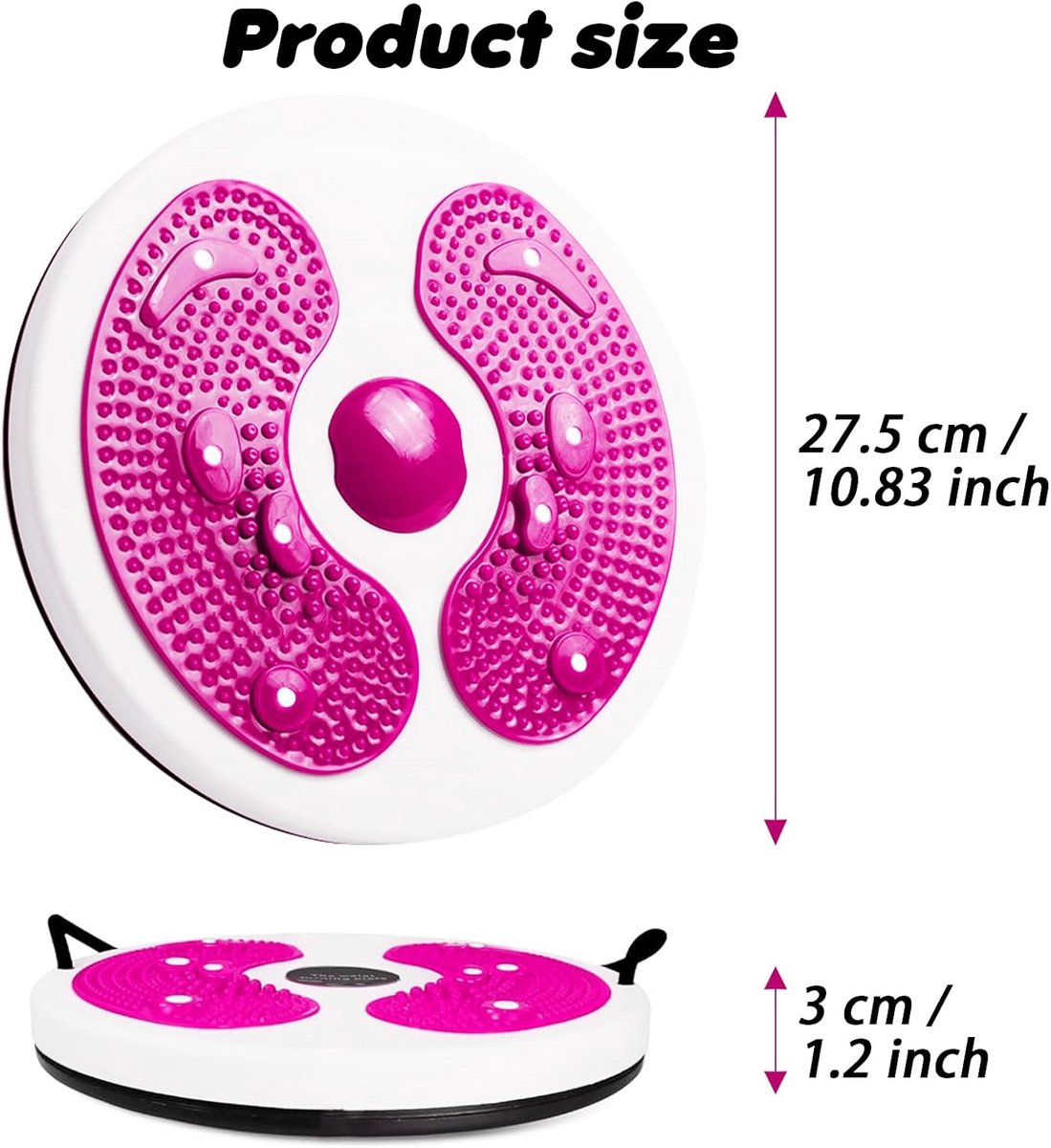 Taille Twister Disc voor Figuurvorming en Cardio Fitness - Draaitol voor Thuis Workout