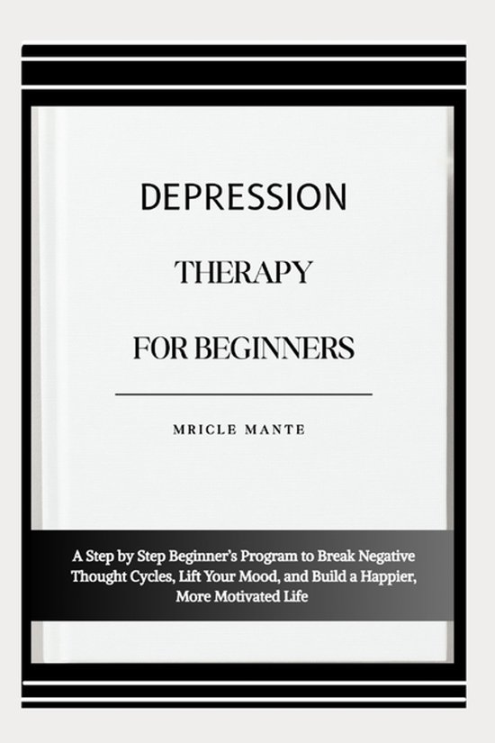 Depression Therapy for Beginners - cover
