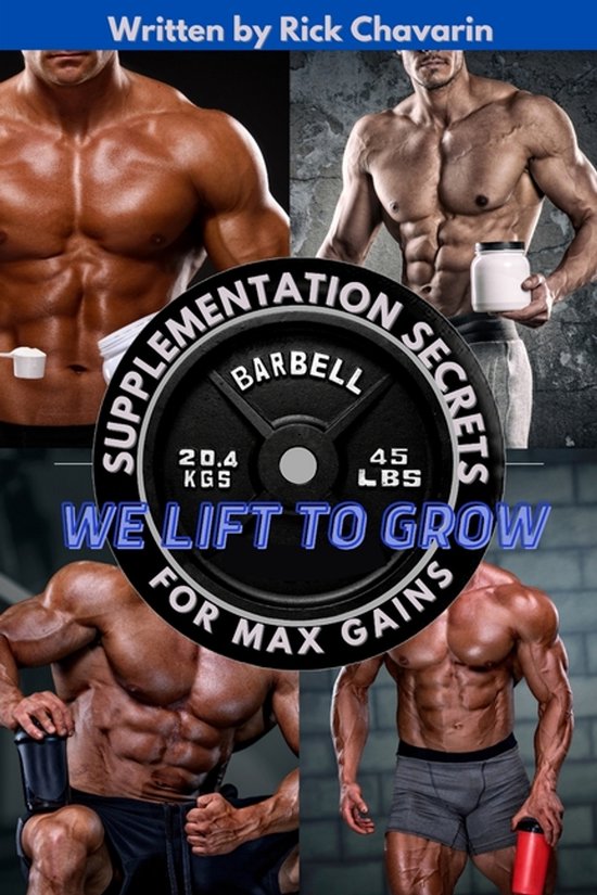 Bodybuilding Books for Men- We Lift to Grow - cover