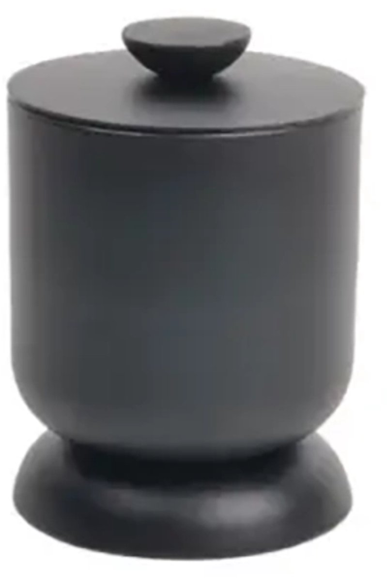 XLBoom Diablo Ijsemmer klein Zwart - Luxe wijn- & ijsemmer collectie in stainless steel – Verkrijgbaar in Black | Pure Stainless – Tijdloze design koelaccessoires door Frederik Delbart