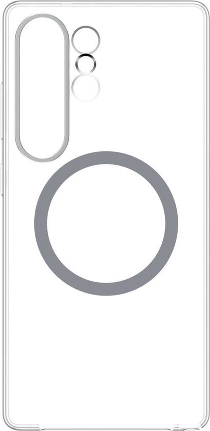 Samsung Galaxy S25 Ultra Back Cover met Magneet Transparant