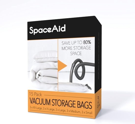 Vacuümzakken Reizen - Handgerolde Compressiezakken - 8 stuks | bol