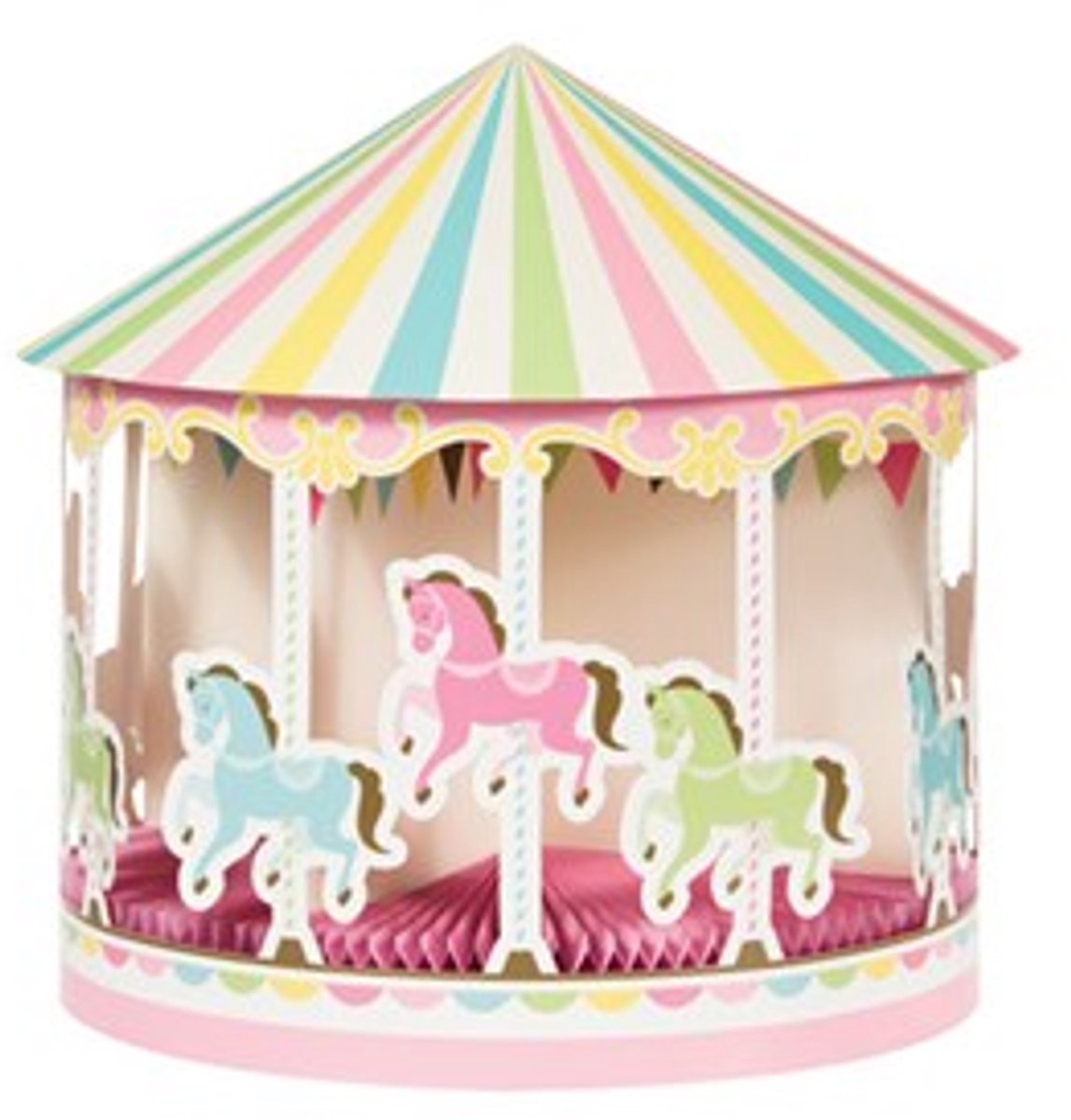 Centerpiece carousel baby (30x30cm)