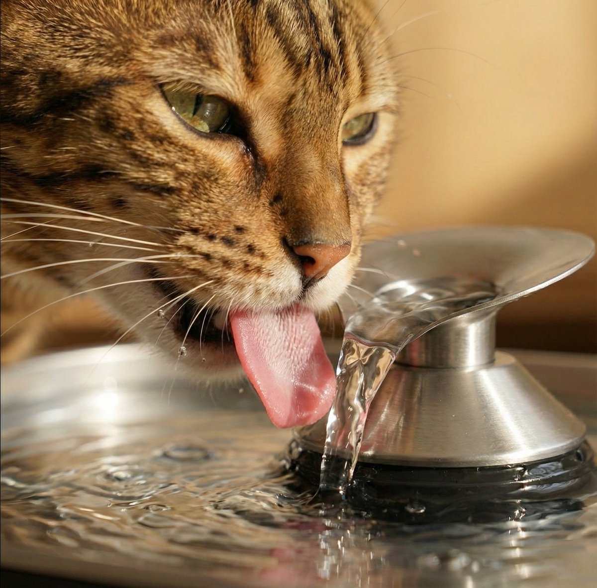 Zedar WF600 RVS Draadloze Drinkfontein met APP voor Kat of Hond thumbnail 2