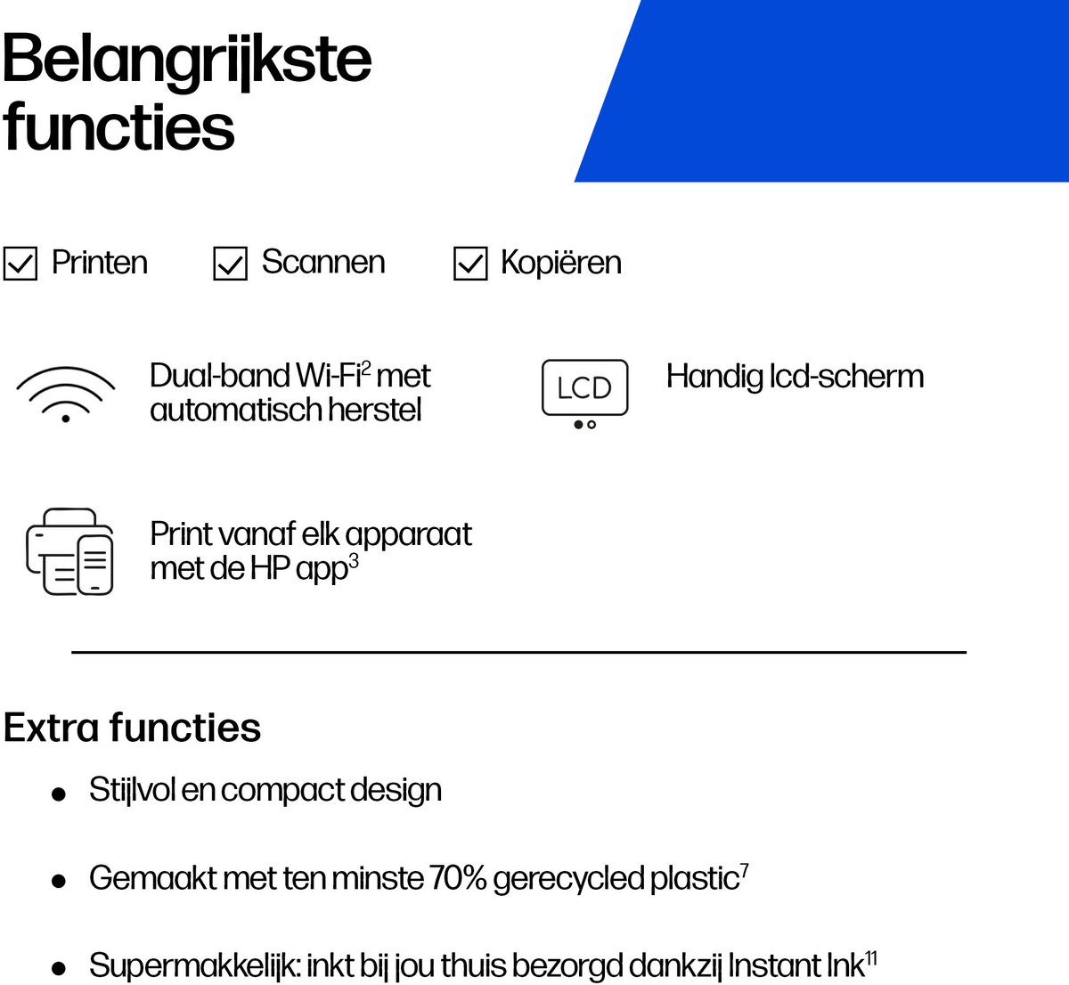 HP DeskJet 2920 - All-in-One Inkjetprinter - Geschikt voor Instant Ink - Zwart — afbeelding 6